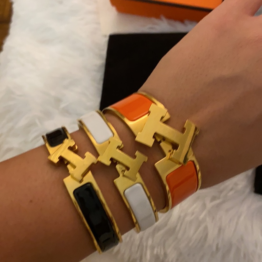 Hermès Orange Like new bracelet - Picture 6 of 6